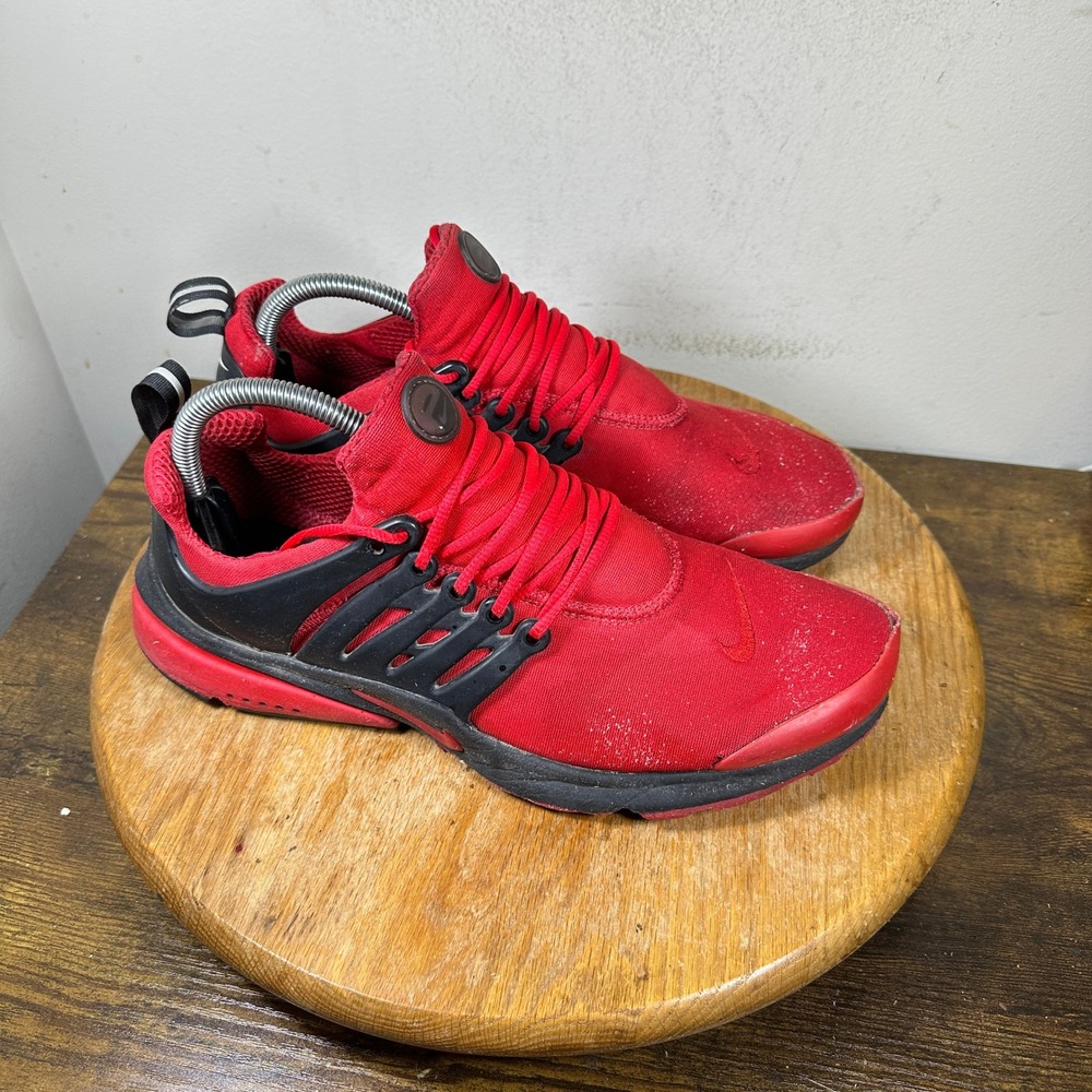 Nike Air Presto Essential Mens Red Black Running Shoes 846440-997 Size 11